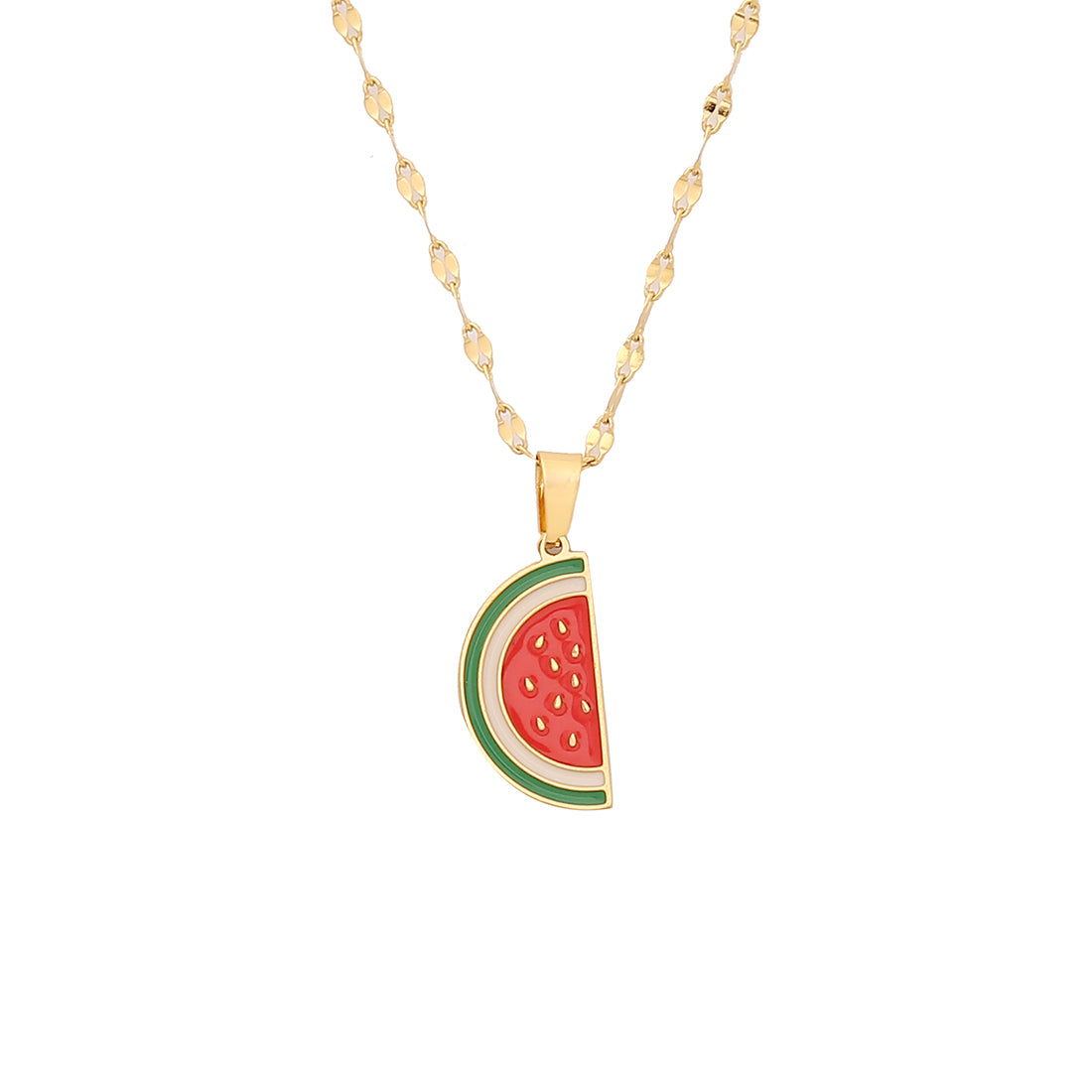 Cherry Strawberry Watermelon Pendant Necklace