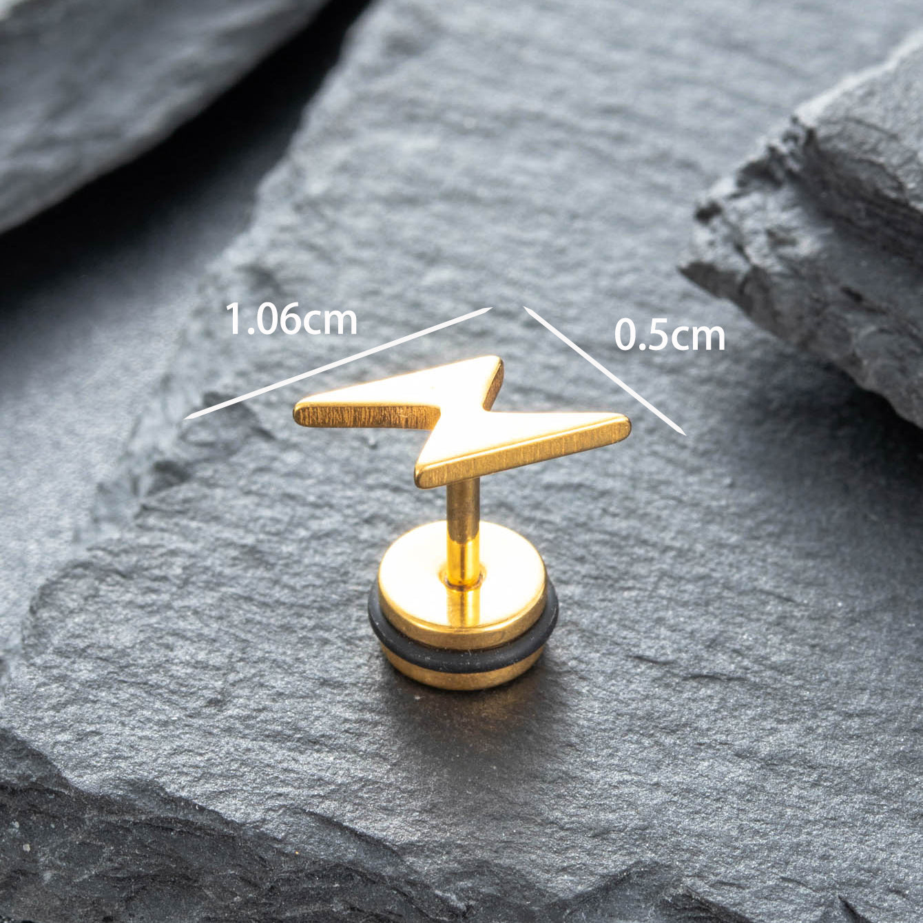 Lightning Stainless Steel Studs