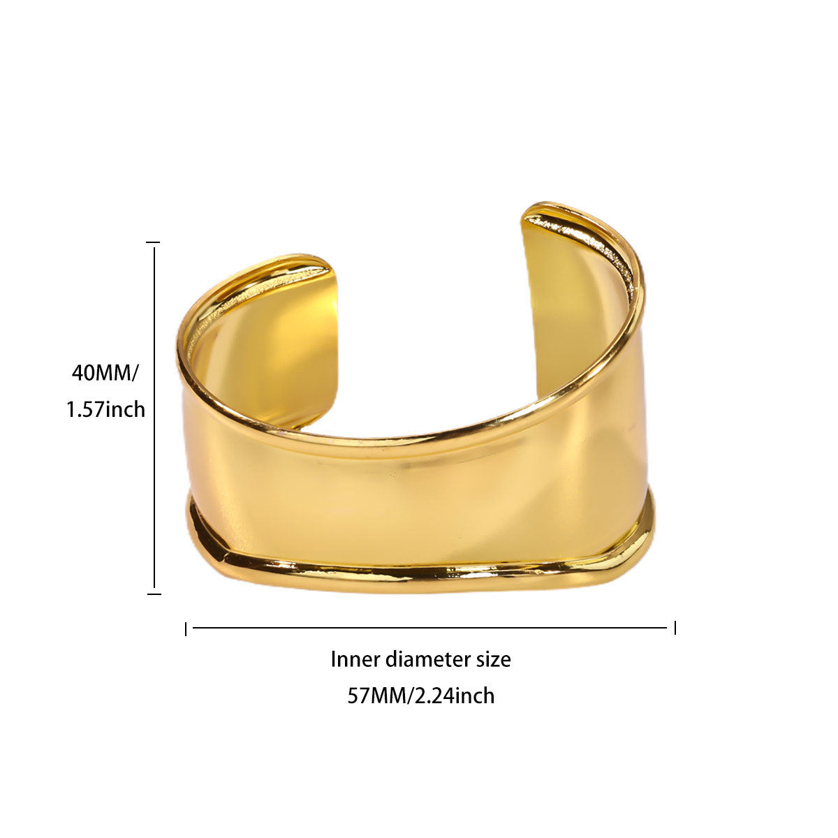 Chunky and bold statement 304 Stainless Steel Bracelet