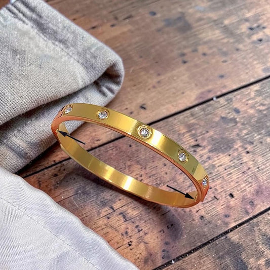 Fashionable Non-Fading gold 304 Stainless Steel Bracelet